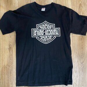 Harley Davidson Thai Font Tee 2XL